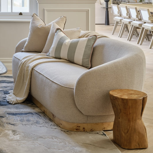 Thornhill Burl Sofa | 220cm Light Burl