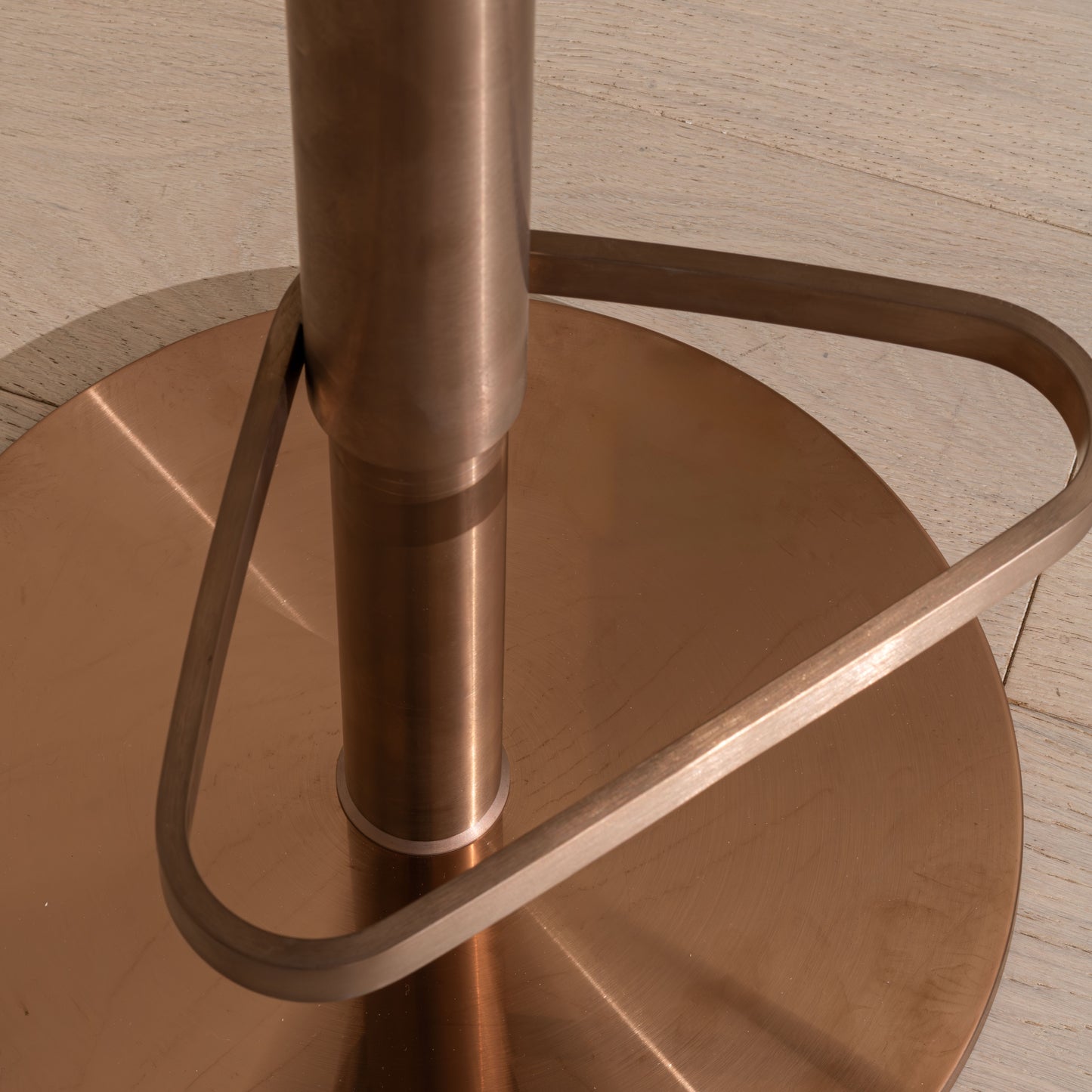 Willis Bar Stool | Copper & Brown Leather
